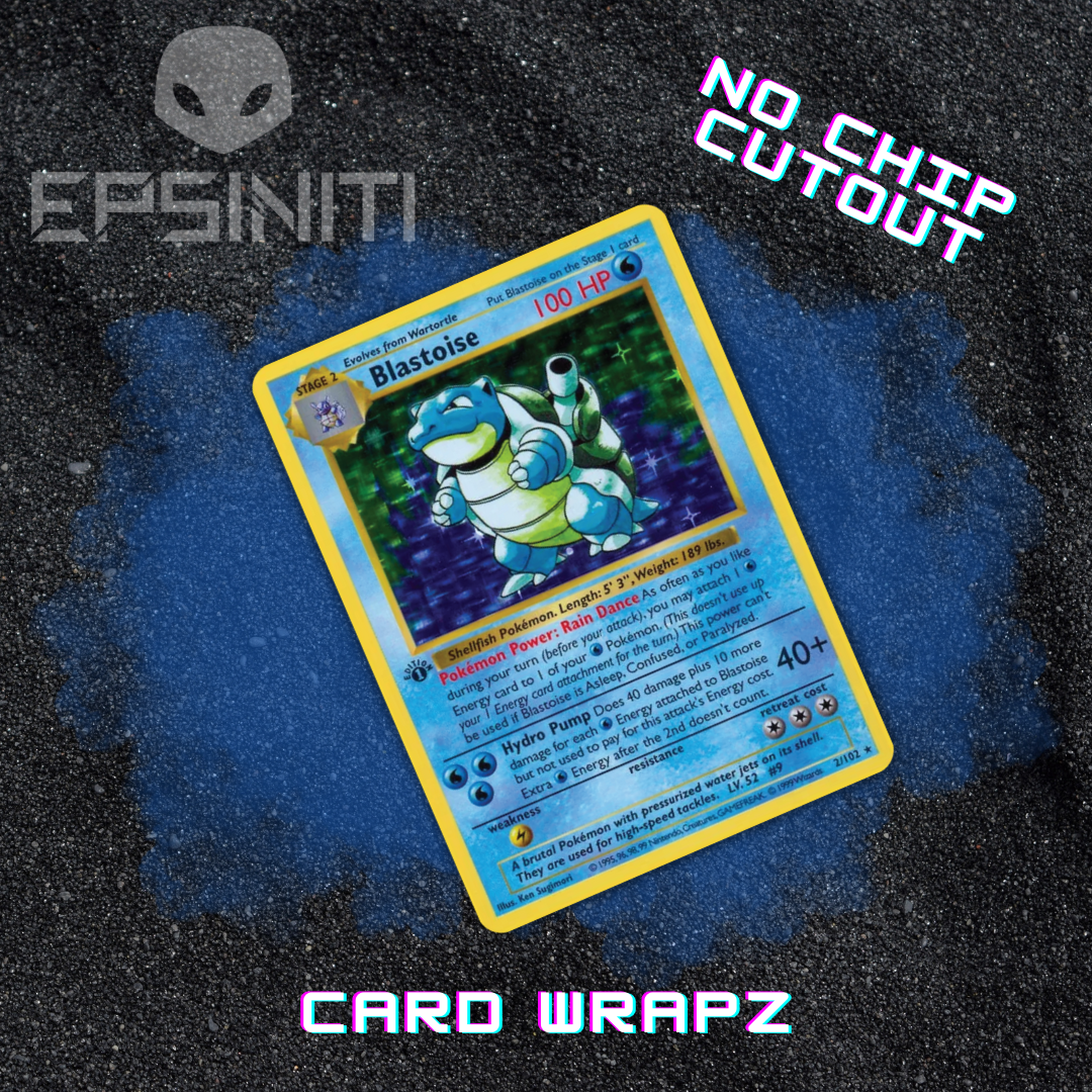 Blastoise Card Wrap