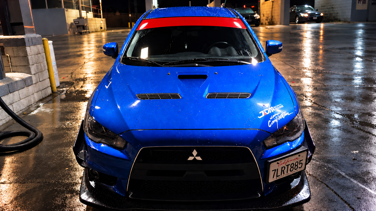 Red Gloss Windshield Banner