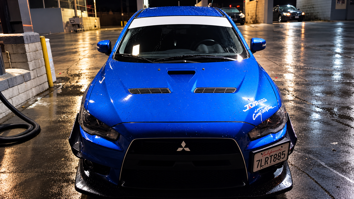 White Gloss Windshield Banner