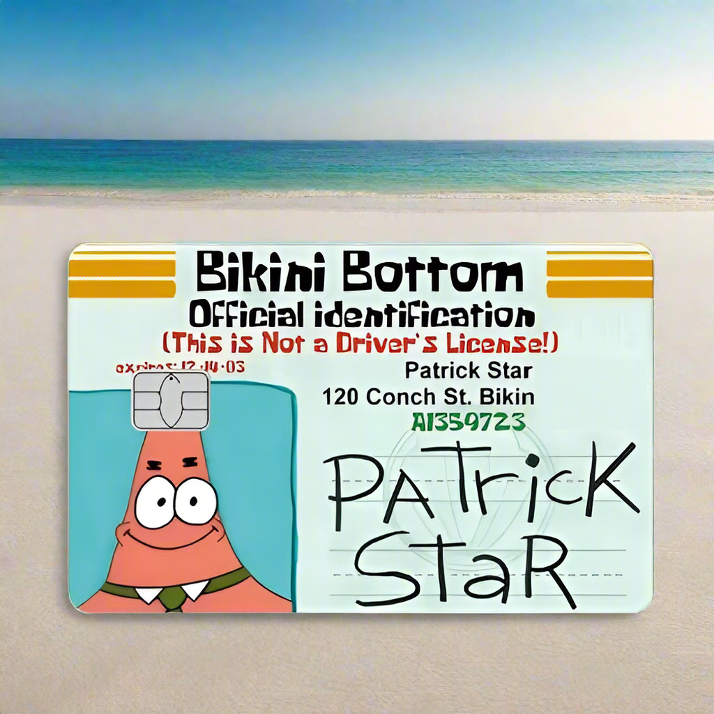 Patrick Star Card Wrap
