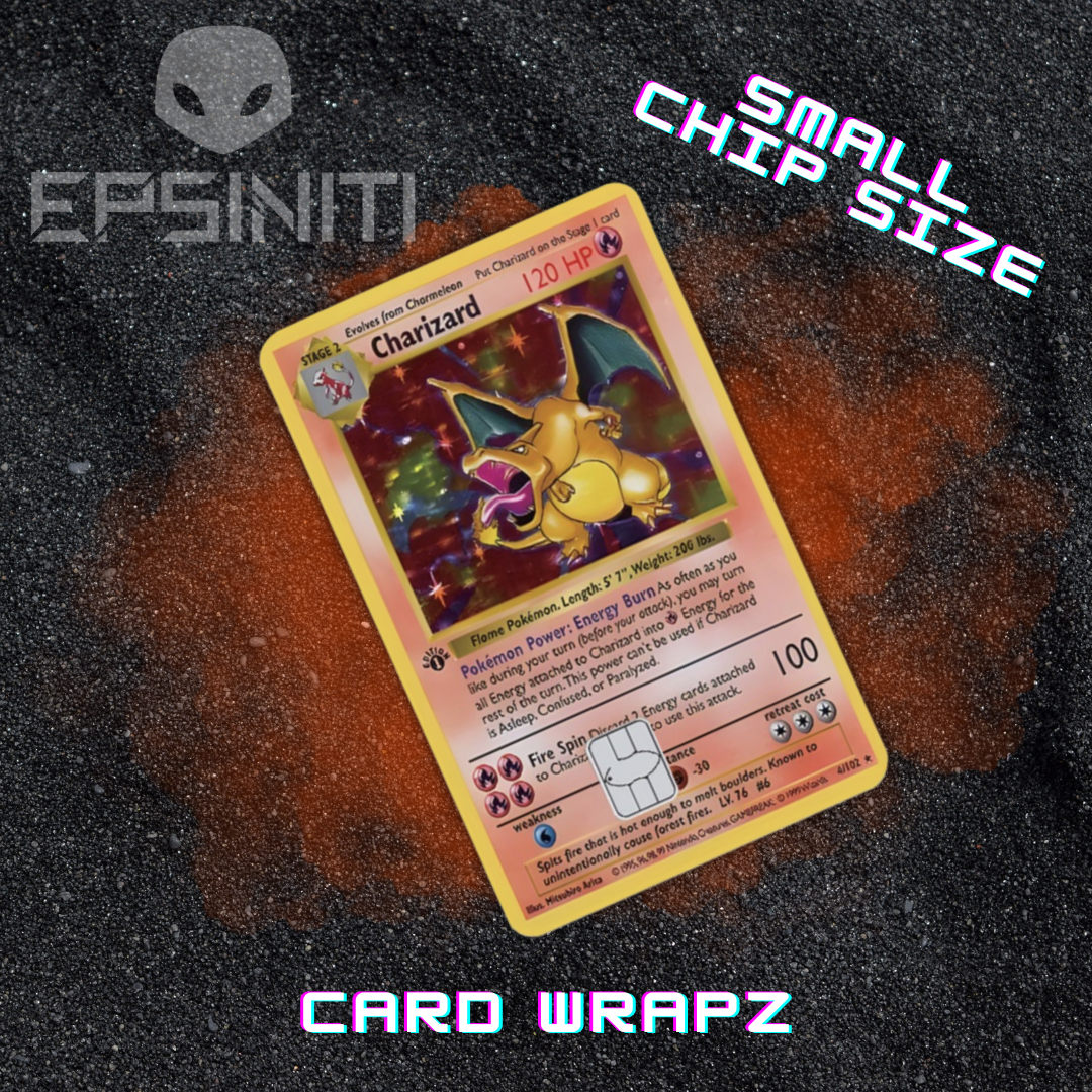 Charizard Card Wrap