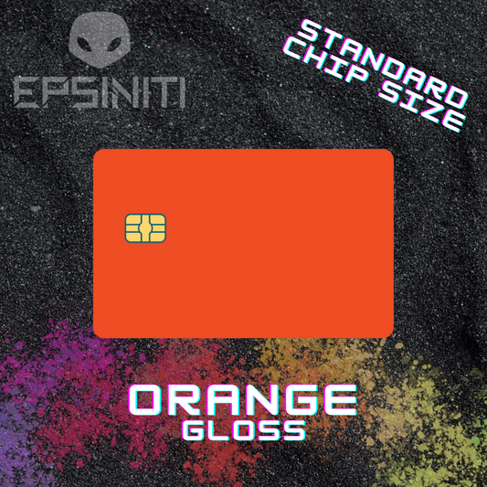 Orange Gloss Card Wrap