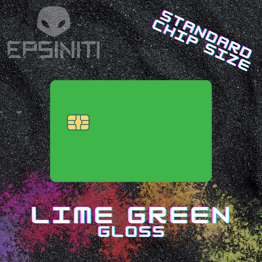 Lime Green Gloss Card Wrap