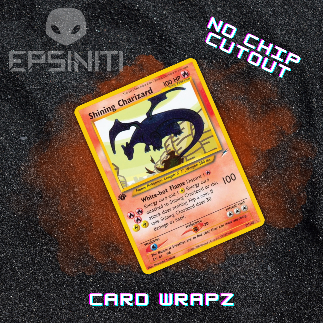 Shining Charizard Card Wrap