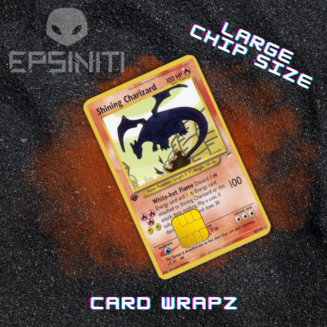 Shining Charizard Card Wrap