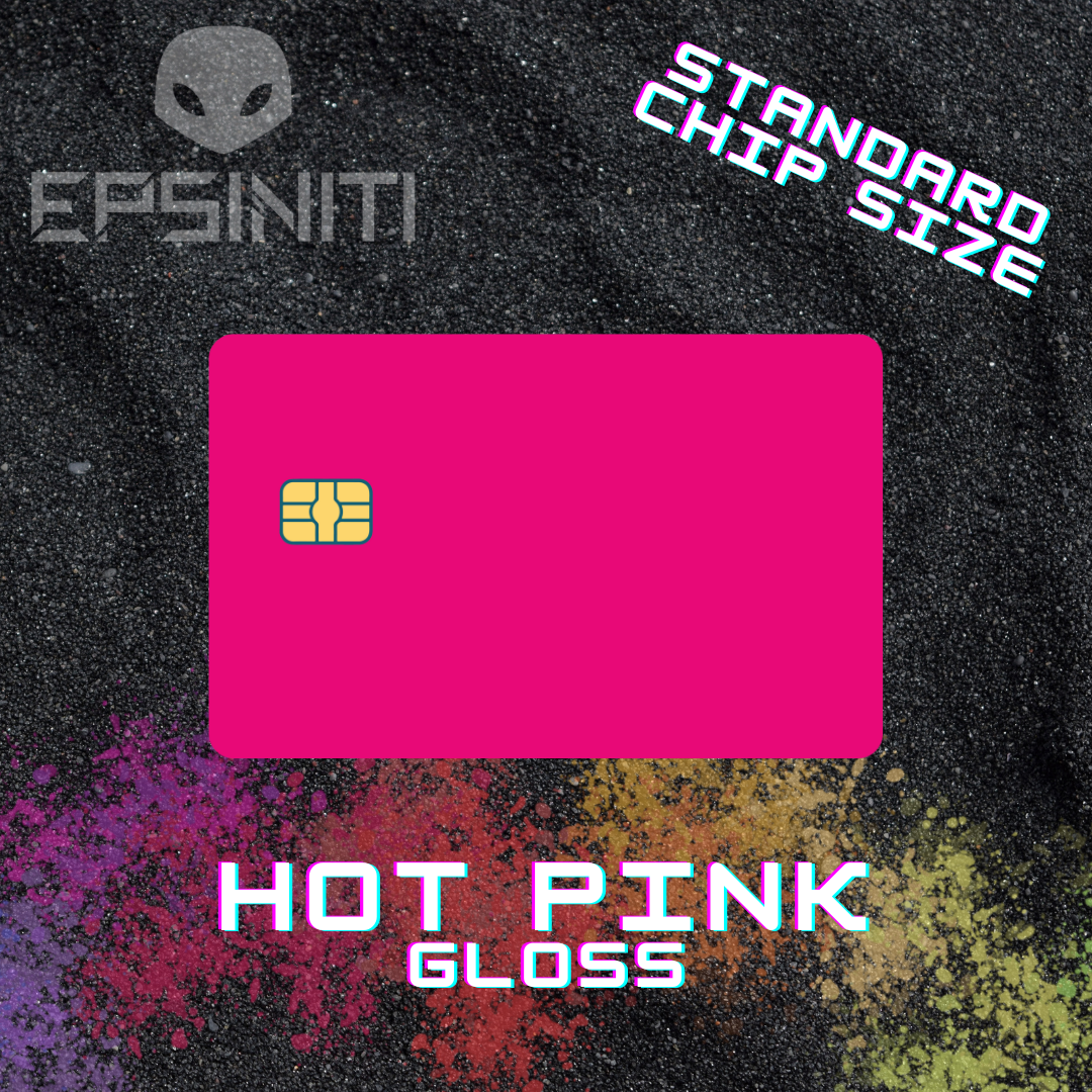 Hot Pink Gloss Card Wrap