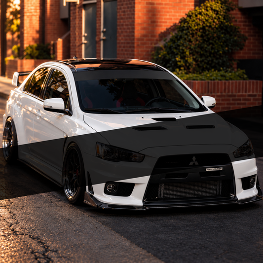 Black Windshield Banner