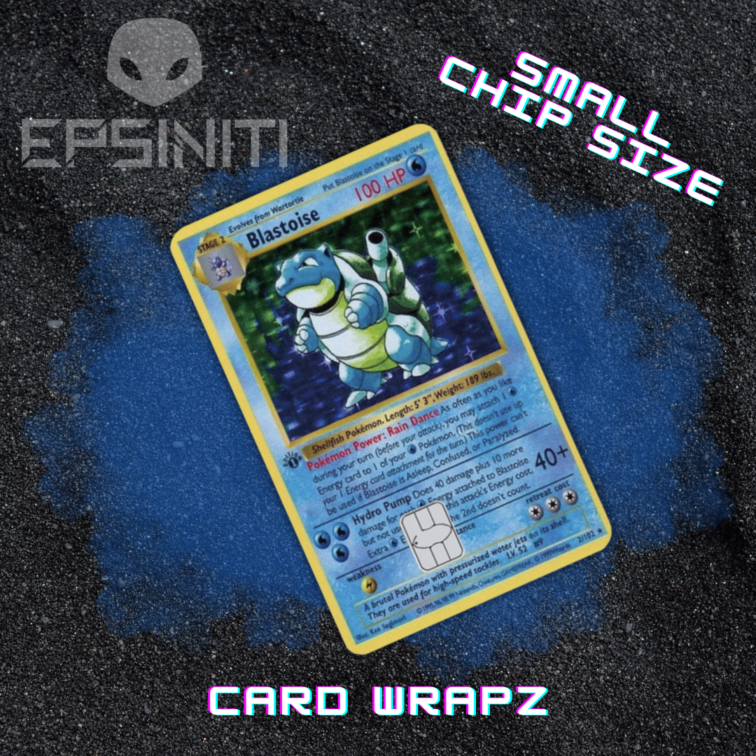 Blastoise Card Wrap