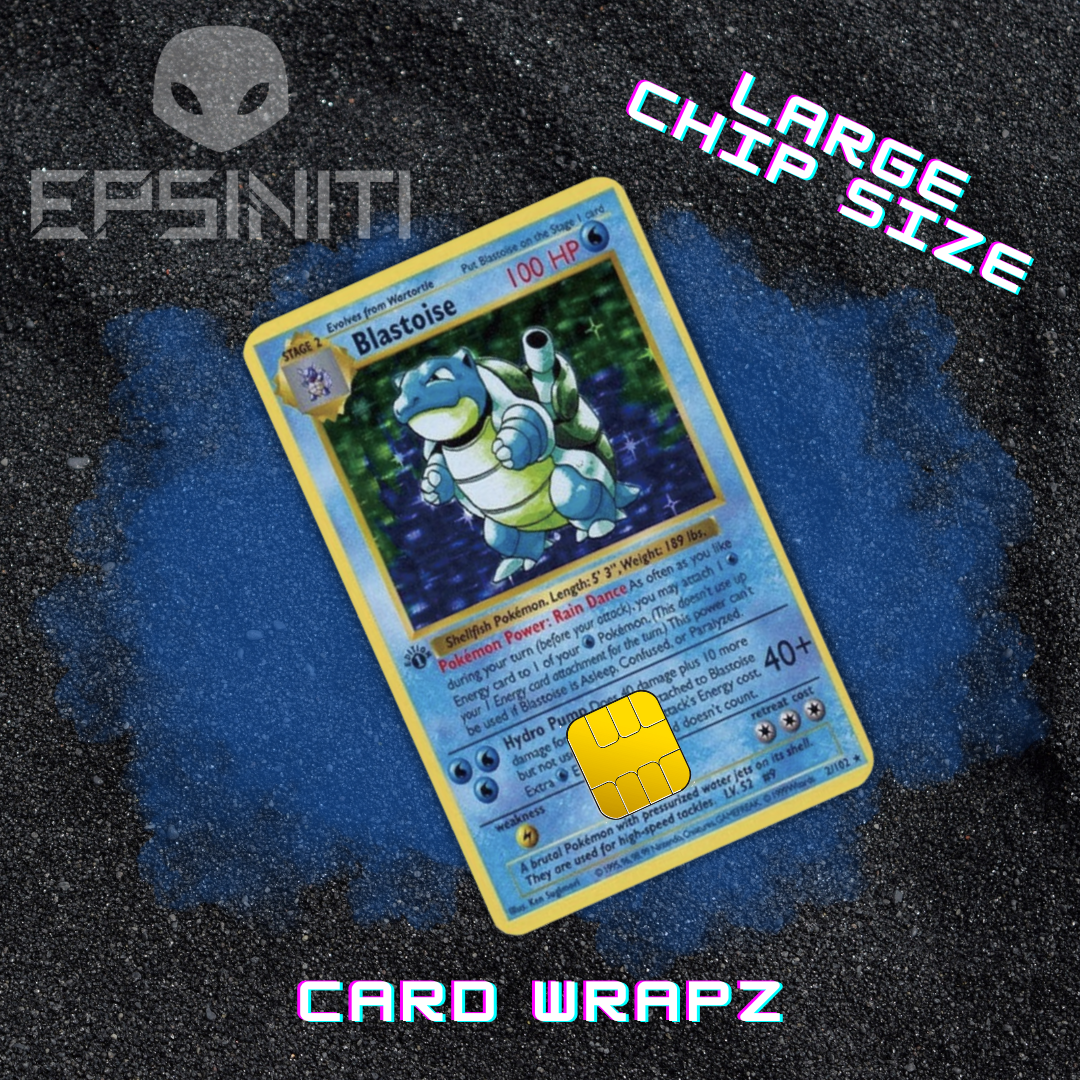 Blastoise Card Wrap