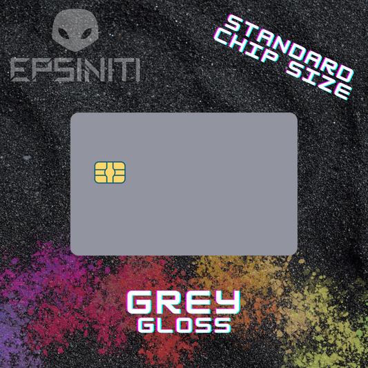 Grey Gloss Card Wrap