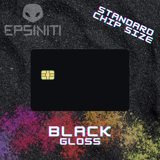 Black Gloss Card Wrap