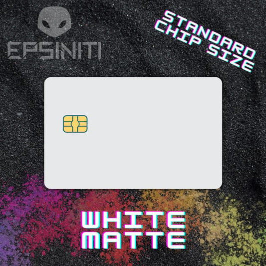 White Matte Card Wrap