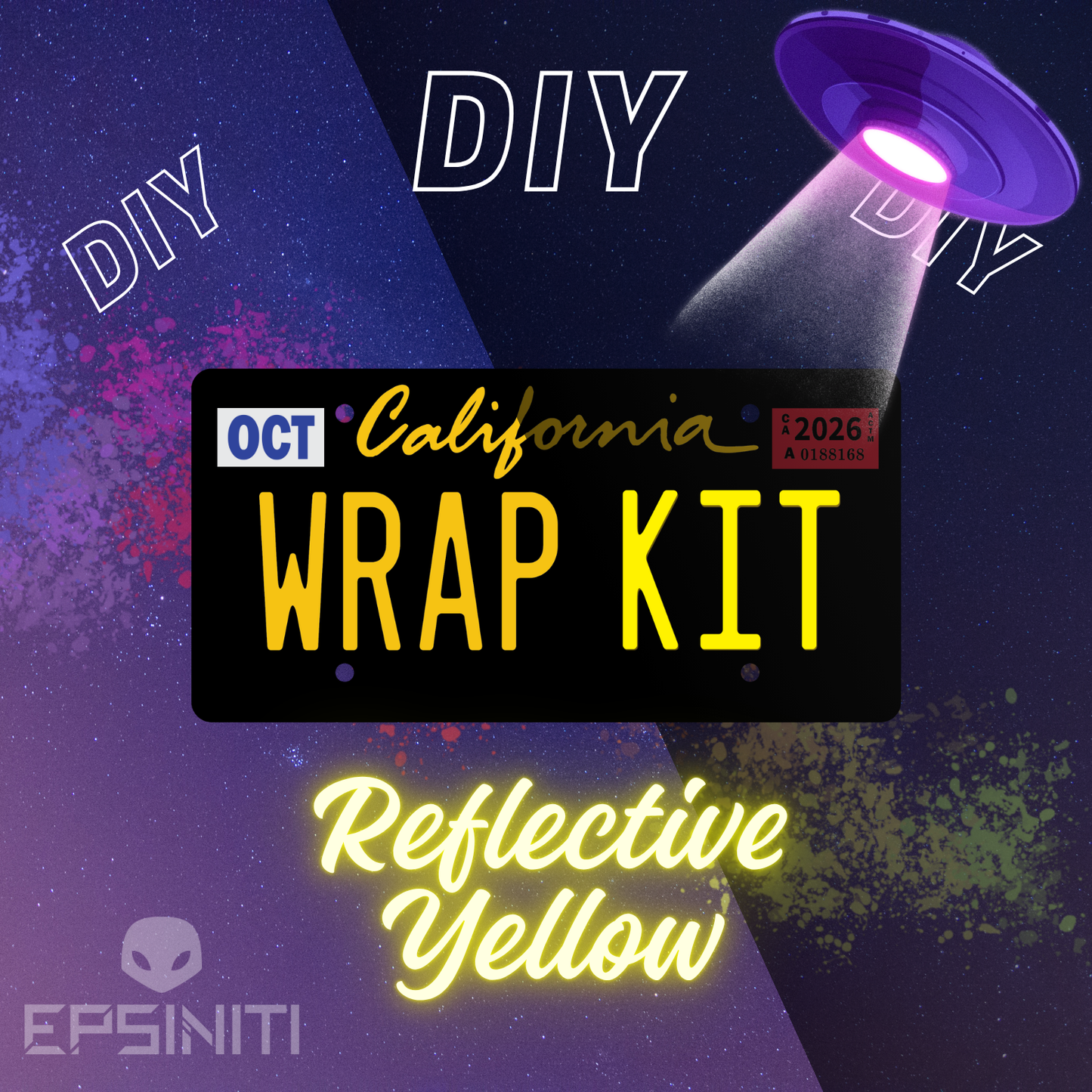 Reflective Golden Yellow