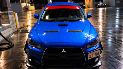 Red Gloss Windshield Banner