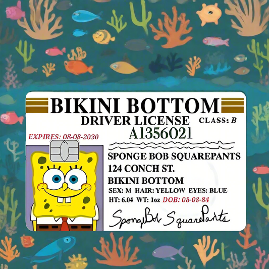 Spongebob Squarepants Card Wrap